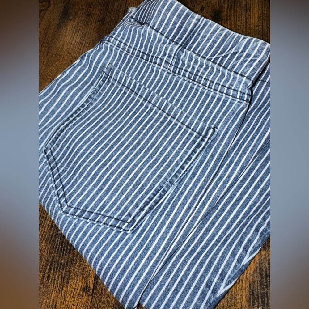 Women’s Altar’d State Blue and White Striped Pants